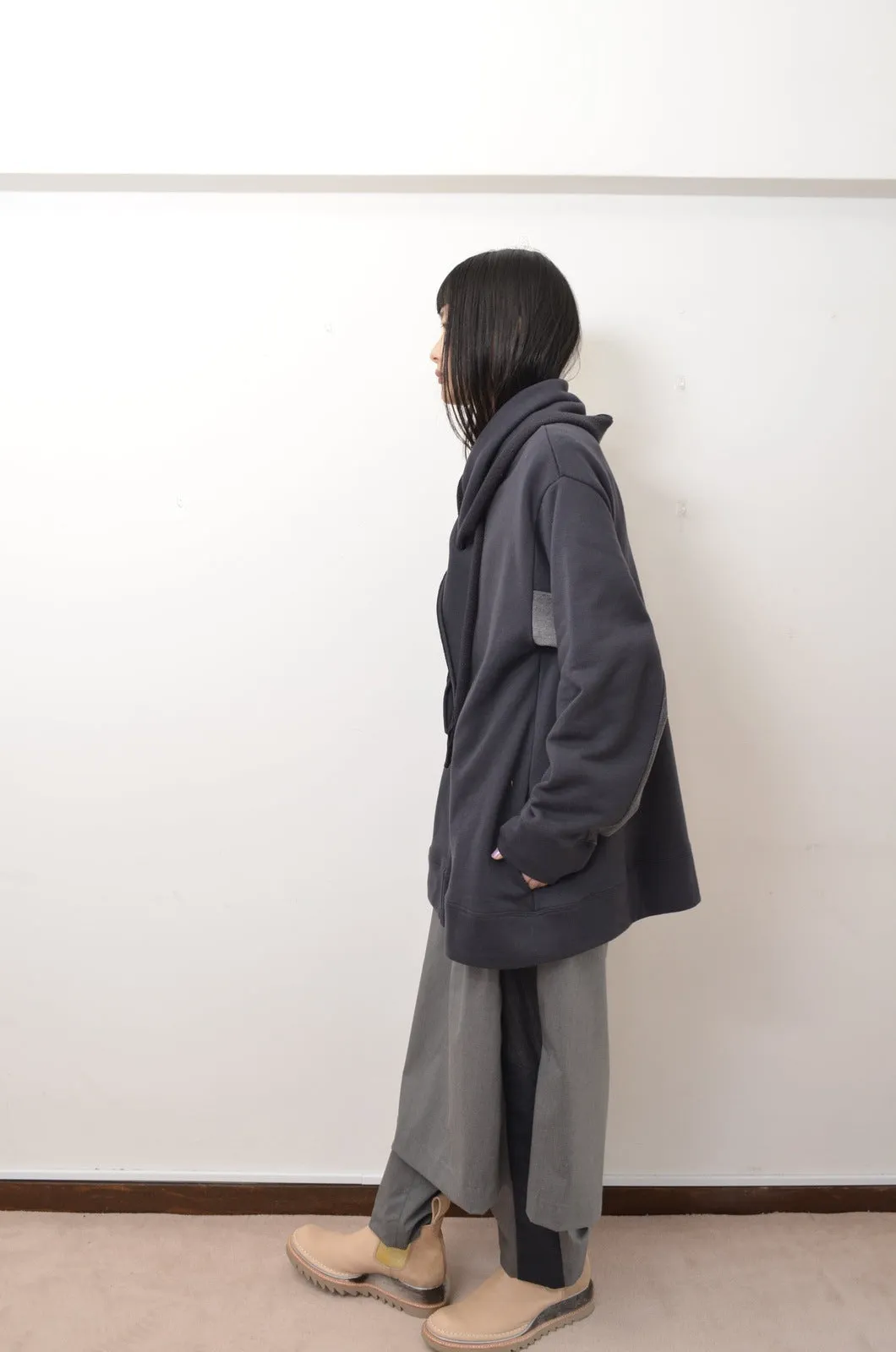 △ SHAWL ZIP-UP PARKA/CHAC