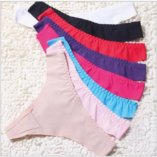 2017 Invisible Seamless Underwear Women Panties ThongsNylon Spandex Crotch Thong Tanga Braga Panty Ropa Interior Mujer Calcinha