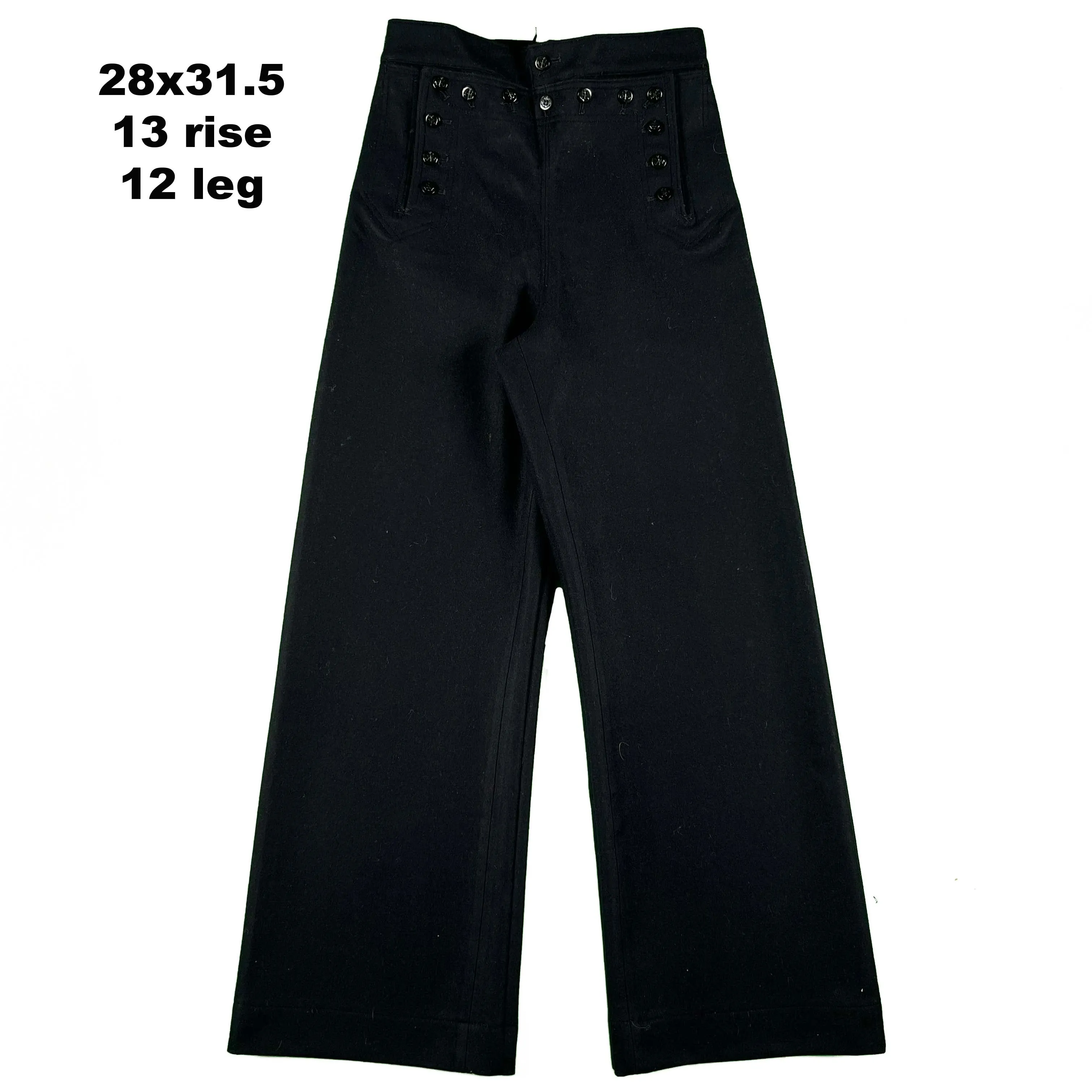 50s/60s USN Wool Bell Bottom Sailor Pants- SELECT PAIR