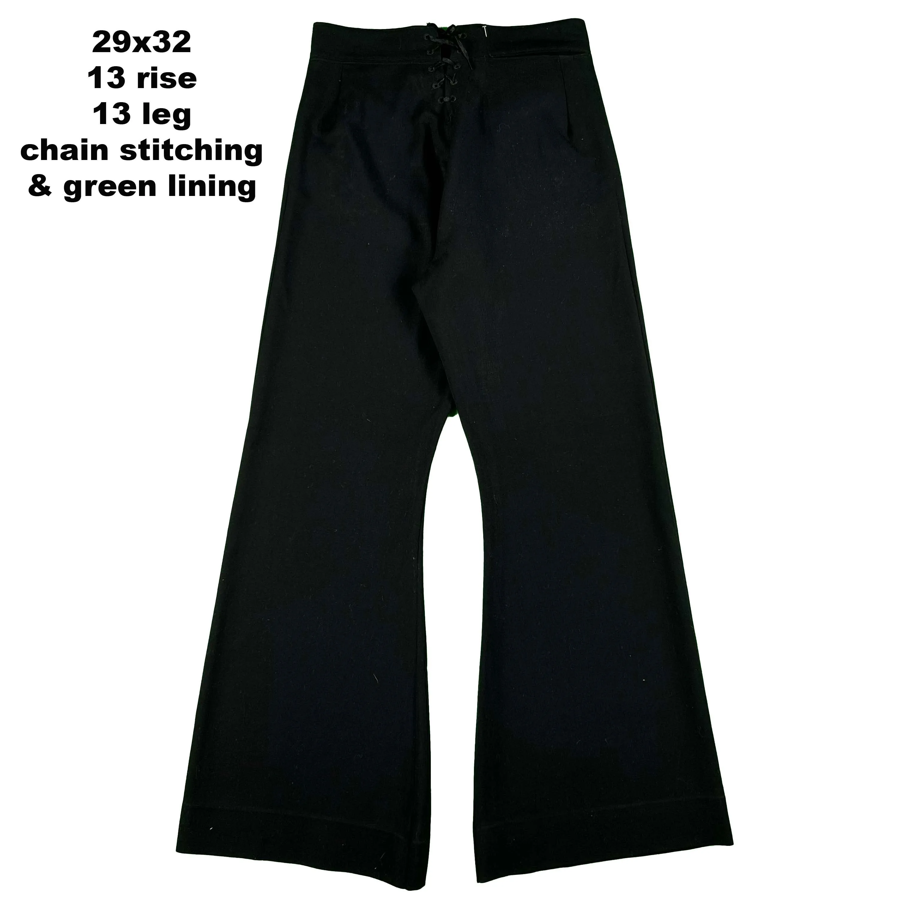 50s/60s USN Wool Bell Bottom Sailor Pants- SELECT PAIR