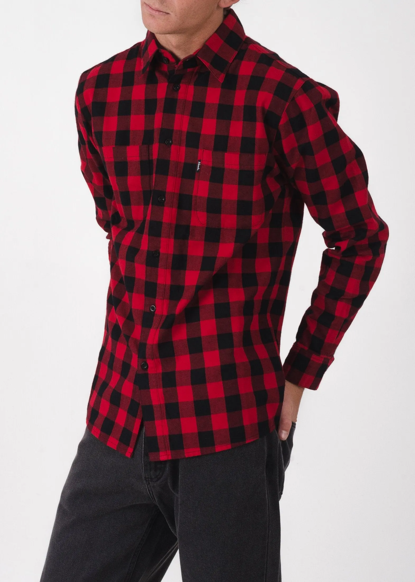 Afends Mens Kado - Long Sleeve Shirt