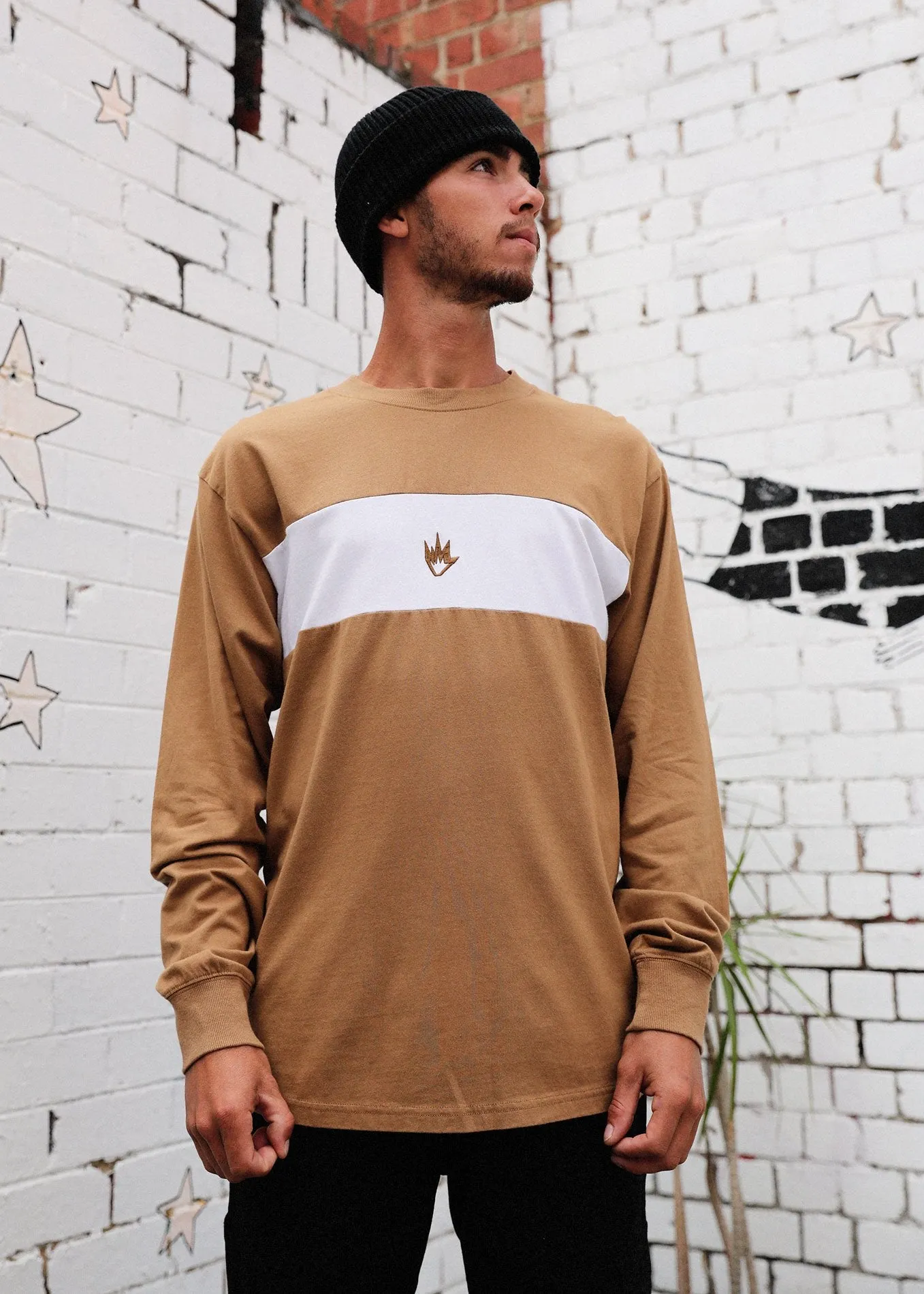 Afends Mens La Flama - Retro Fit Long Sleeve Tee