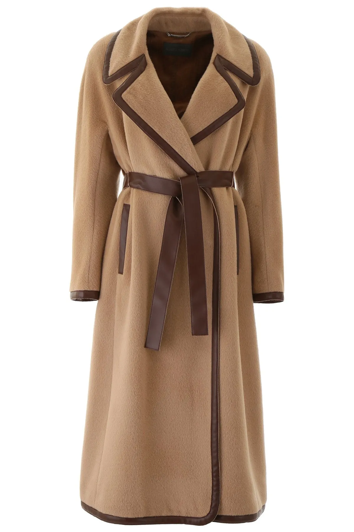 Alberta Ferretti Belted Wrap Coat