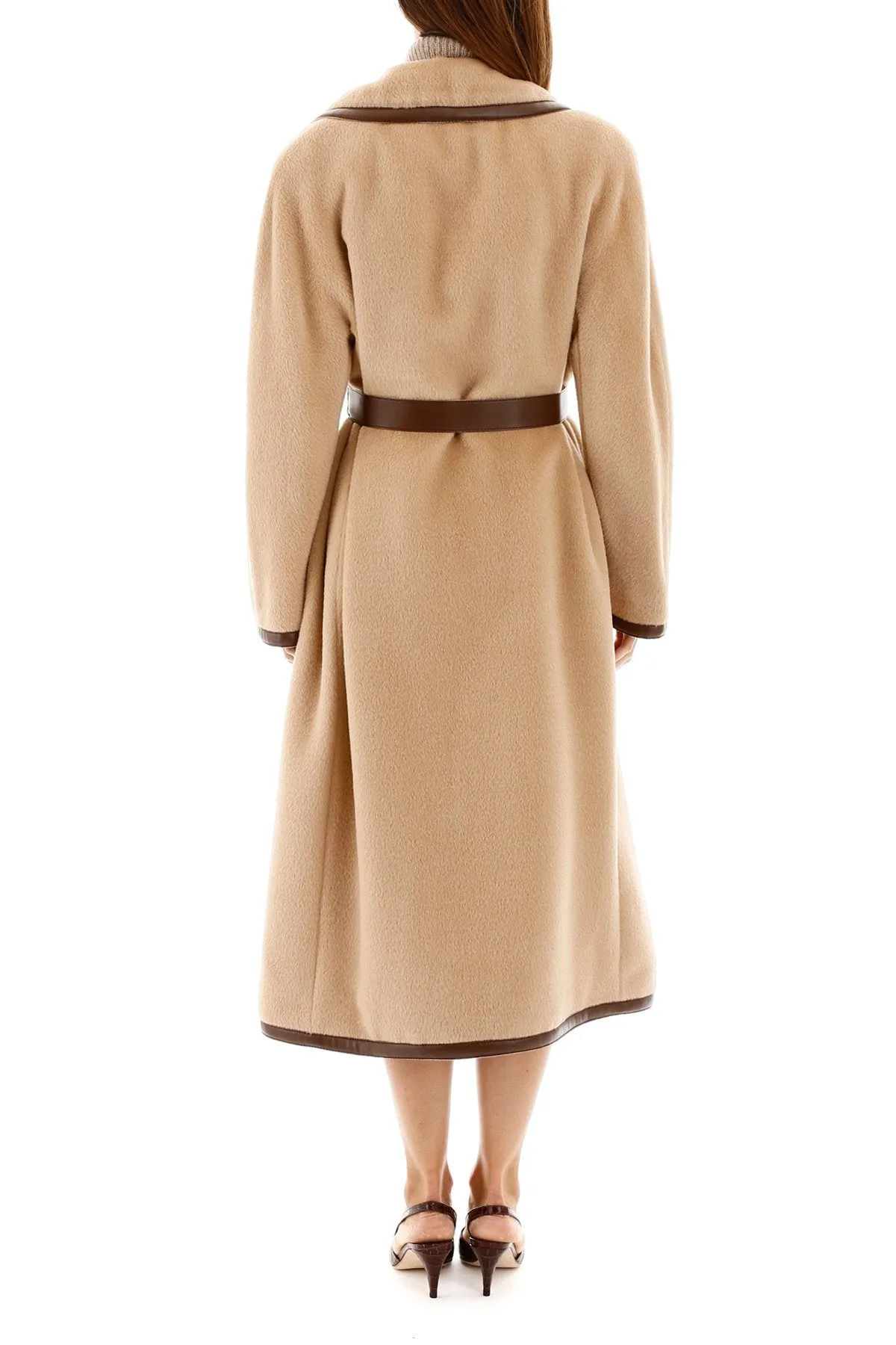 Alberta Ferretti Belted Wrap Coat