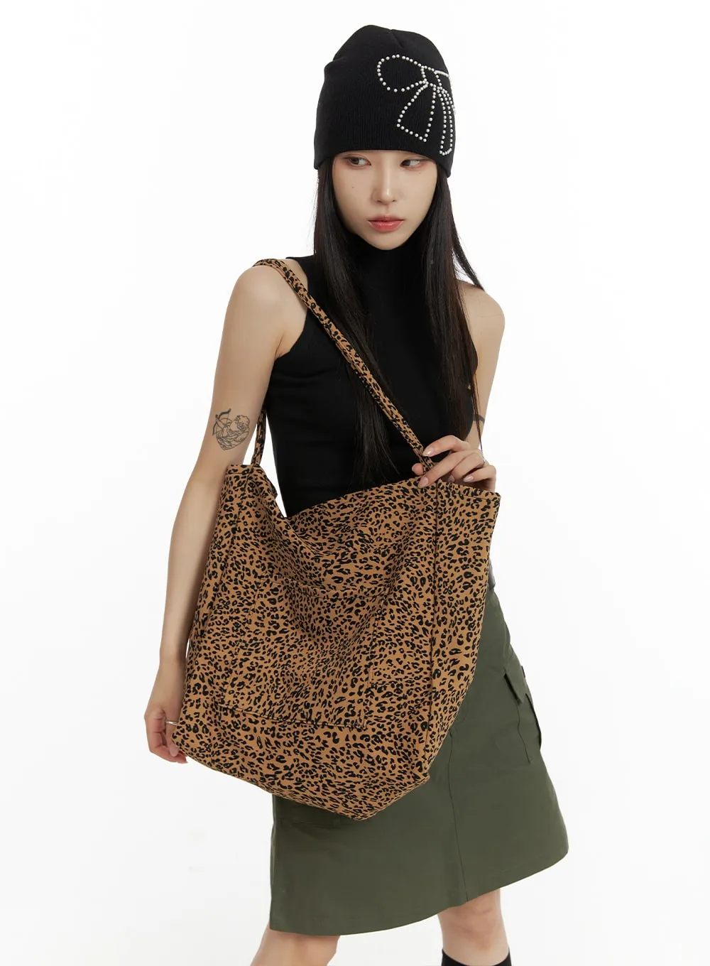 Animal Print Tote Bag CF428