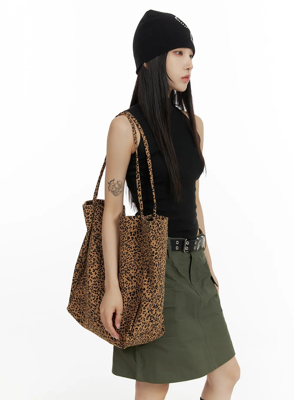 Animal Print Tote Bag CF428