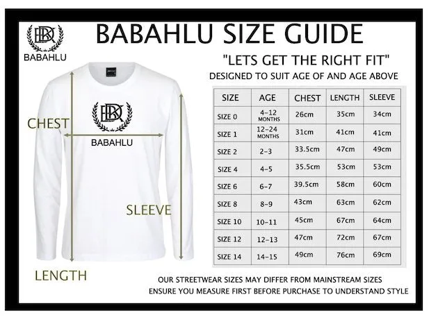 Babahlu Long Sleeve White T Shirt