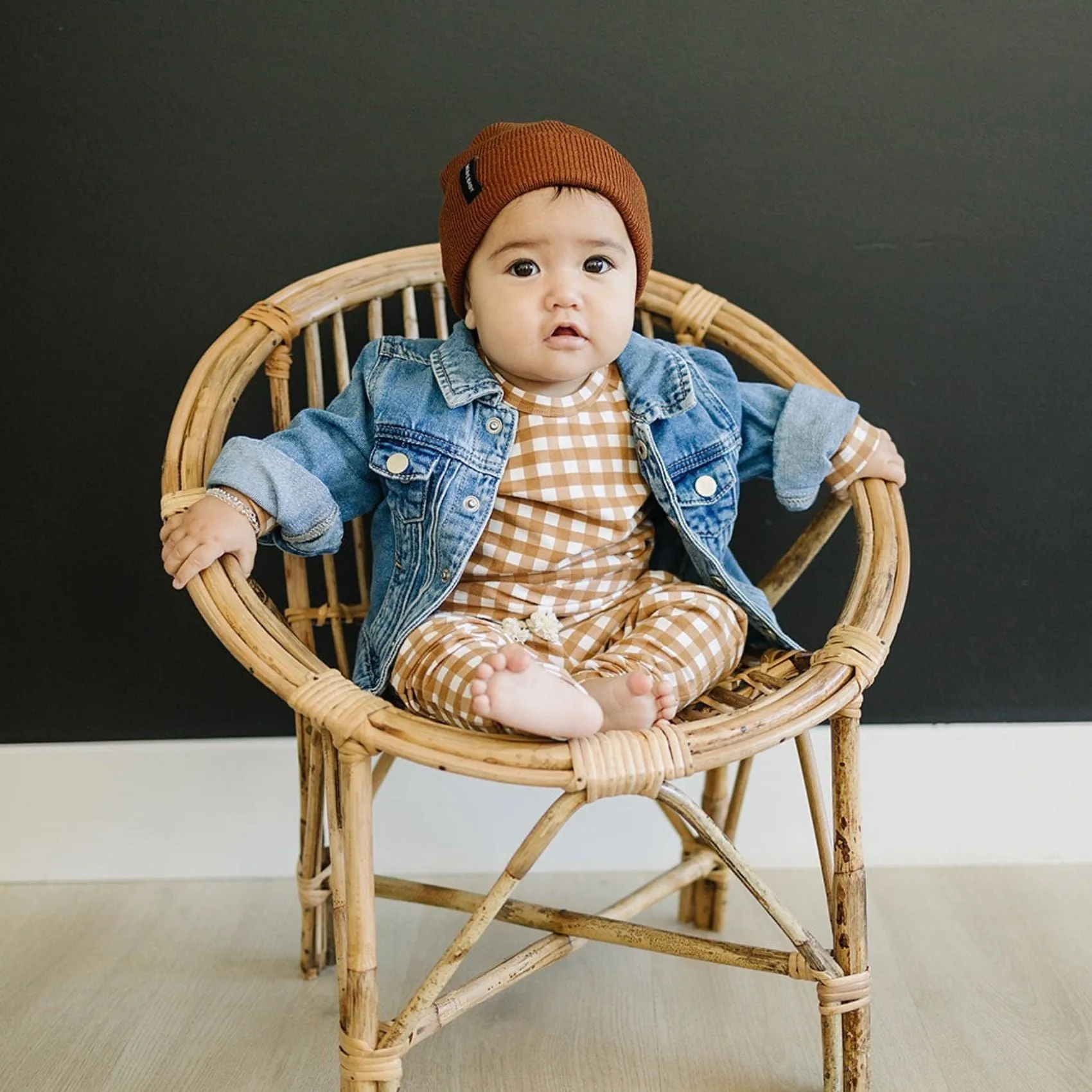 Baby Beanie - Brown