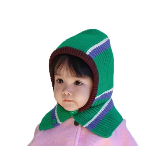 Baby Girls Boys Winter Hat - Toddler Knitted Hood Scarf Beanies Hat YZJ0231