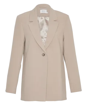 Barbine Slit Blazer - Trench Coat