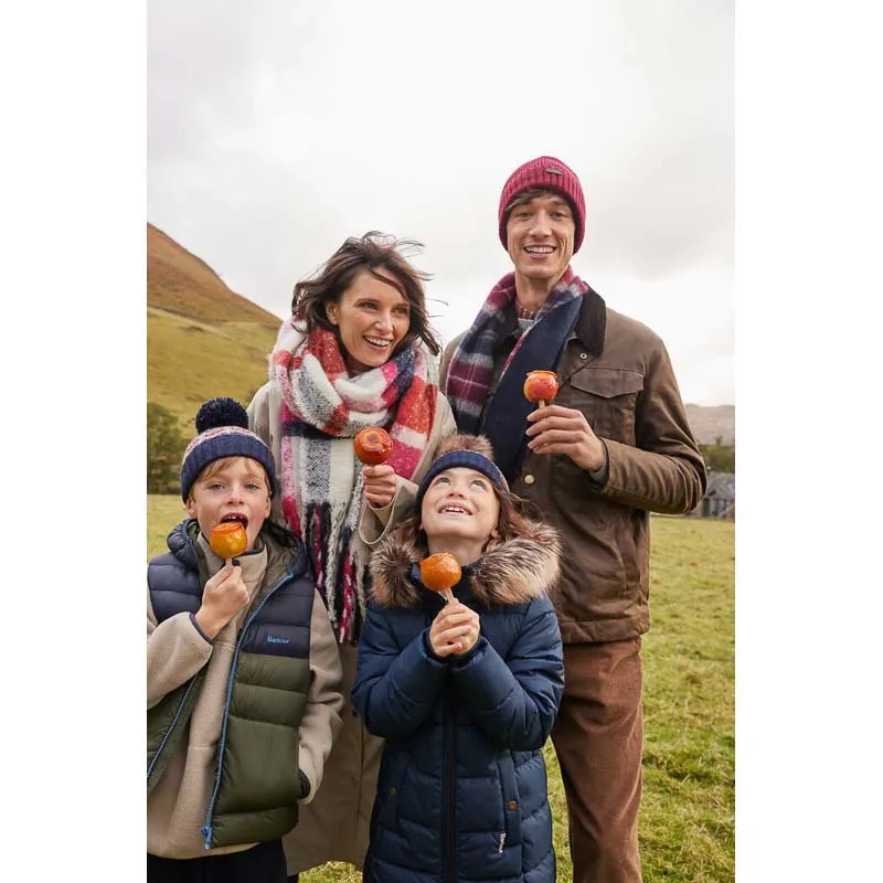 Barbour Carlton Mens Beanie - Cranberry