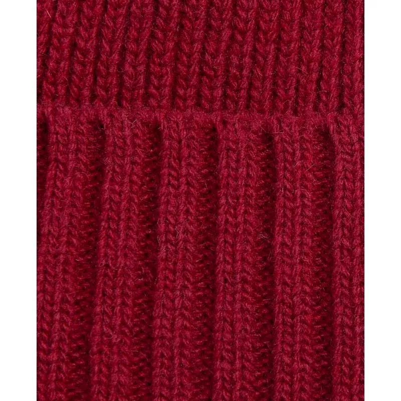 Barbour Carlton Mens Beanie - Cranberry