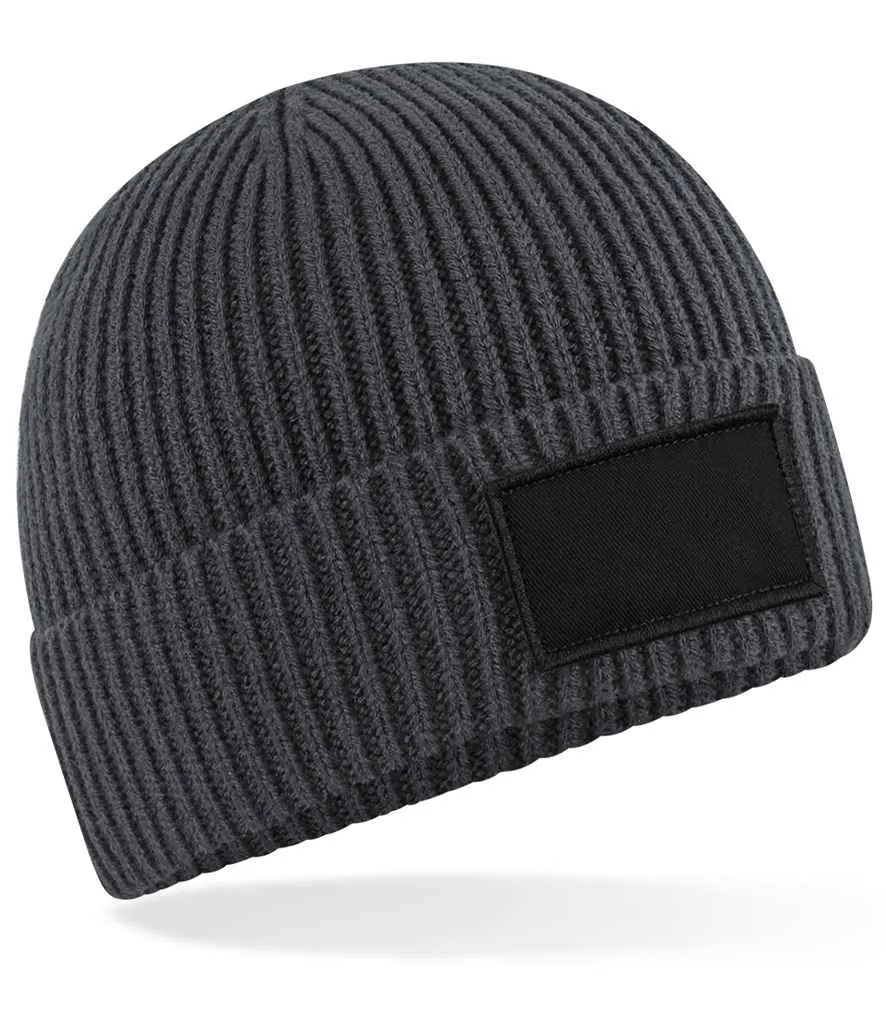 BB442R - Beechfield Fashion Patch Beanie