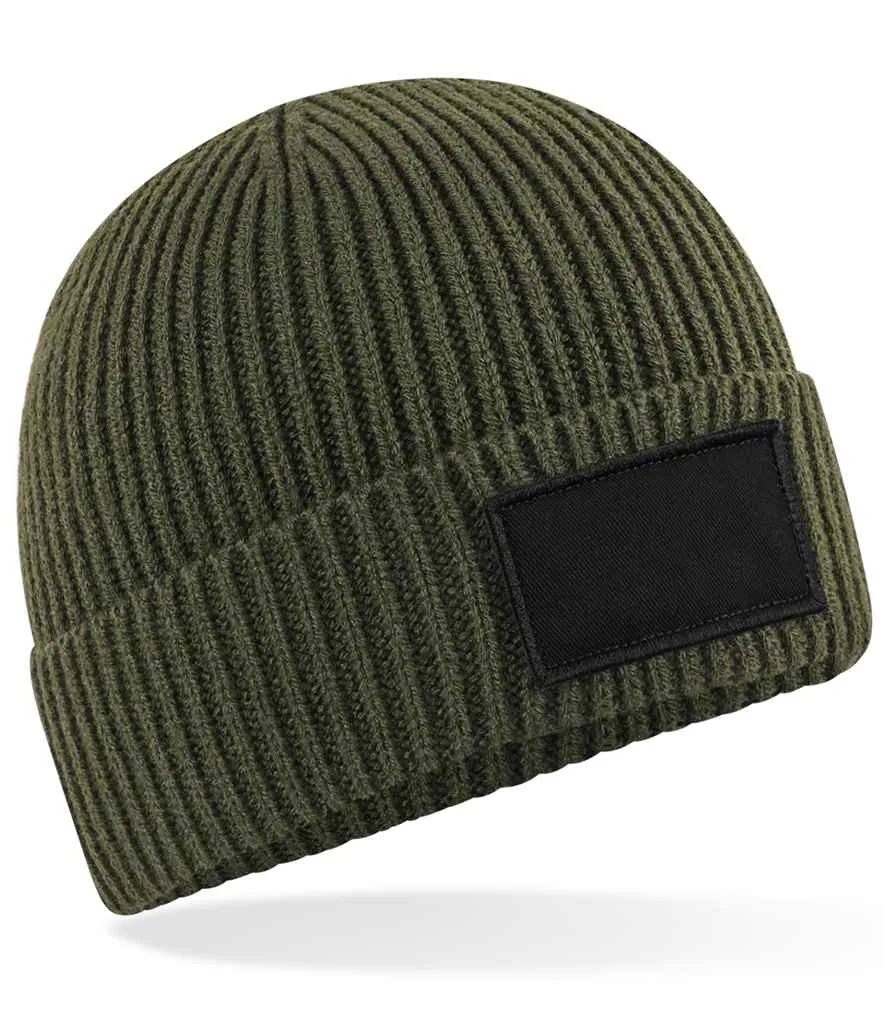 BB442R - Beechfield Fashion Patch Beanie