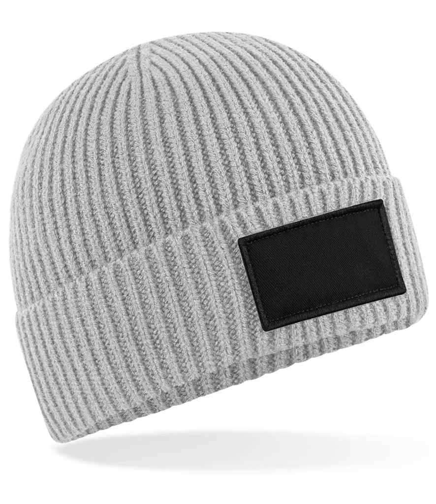 BB442R - Beechfield Fashion Patch Beanie