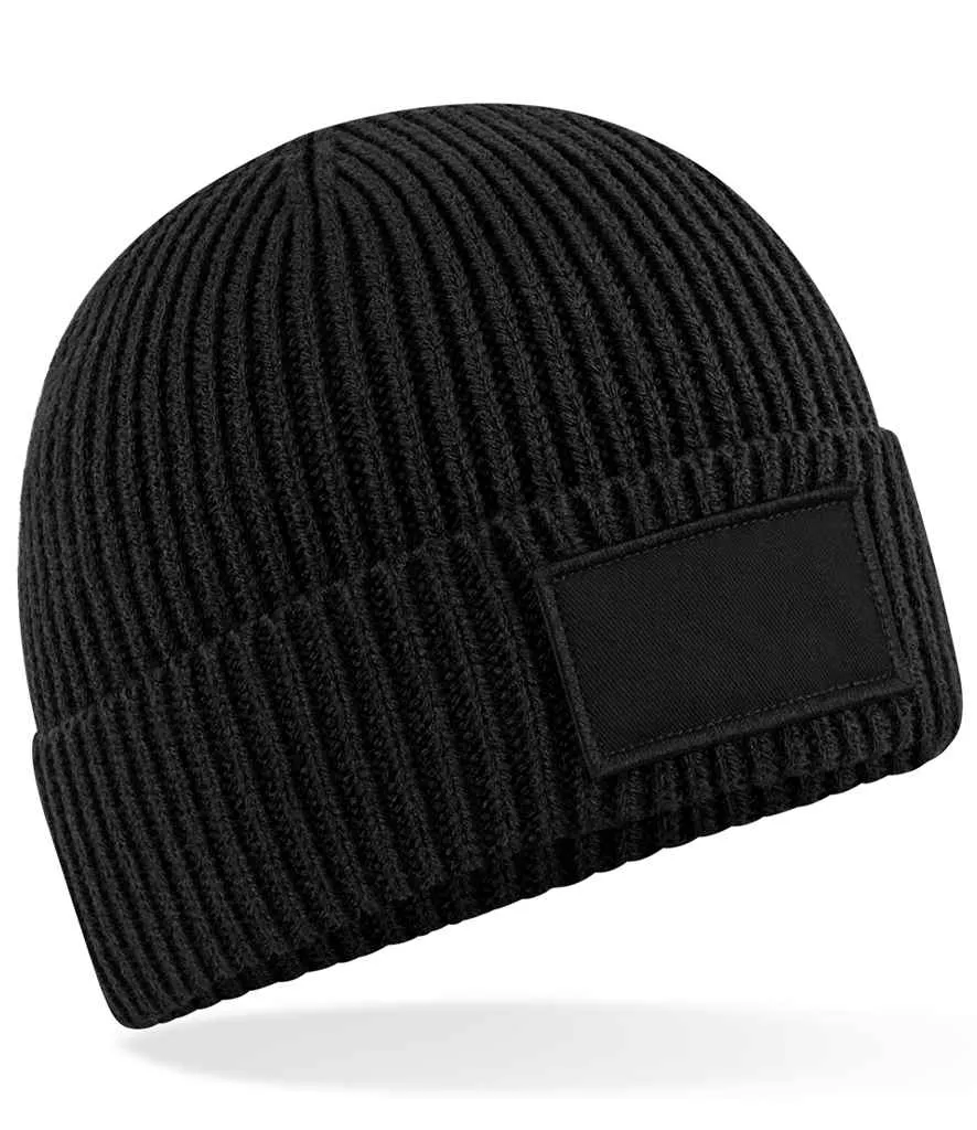 BB442R - Beechfield Fashion Patch Beanie