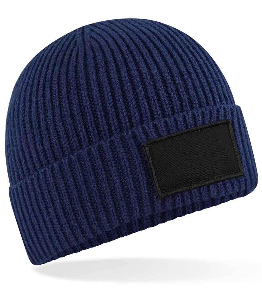 BB442R - Beechfield Fashion Patch Beanie