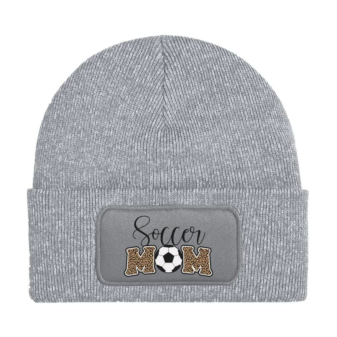 Beanie Mütze - Soccer Mom (Leo-Print)