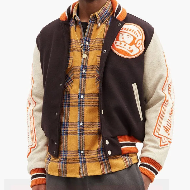 Best Genuine High Quality Style Billionaire Club Leather Varsity Letterman Jackets