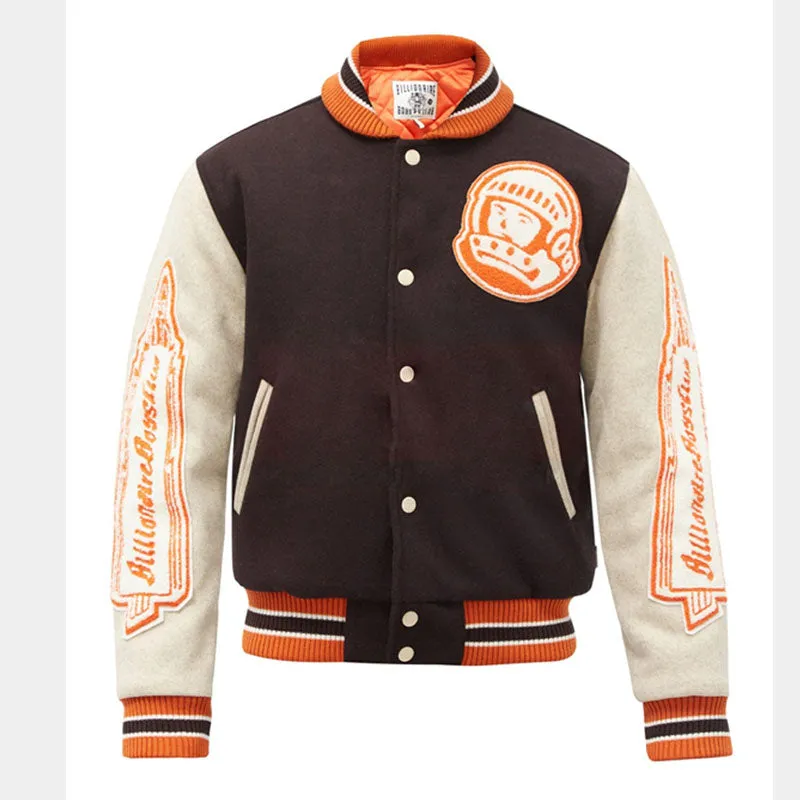 Best Genuine High Quality Style Billionaire Club Leather Varsity Letterman Jackets