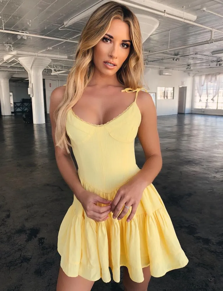 Bijou Dress - Yellow