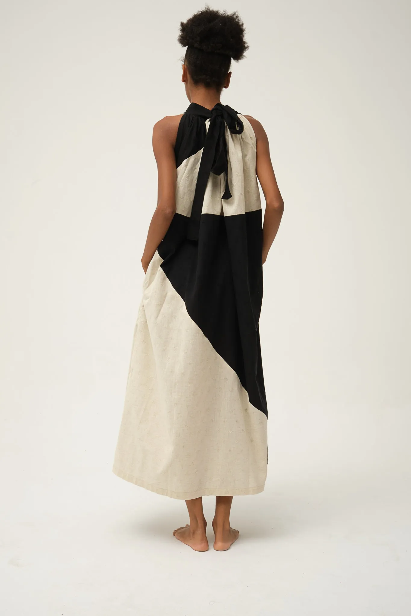 Black & Cream FLINTSTONE DRESS