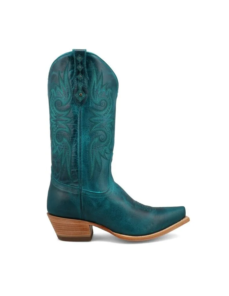 Black Star Western Boots - Womens Paradise Snip Toe Laguna Blue WBSN031