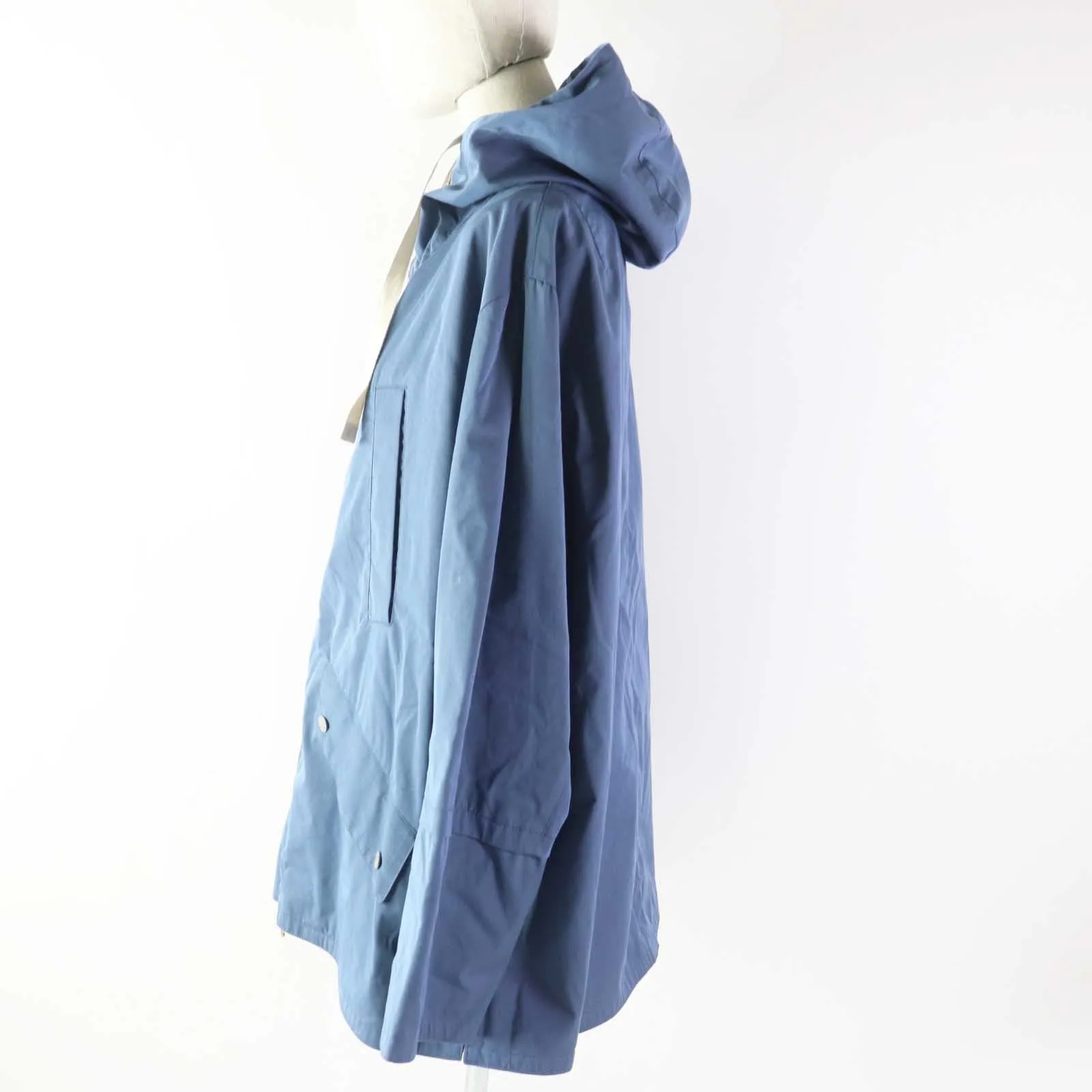 BLAMINK Cotton Nylon Mountain Parka Blue Women