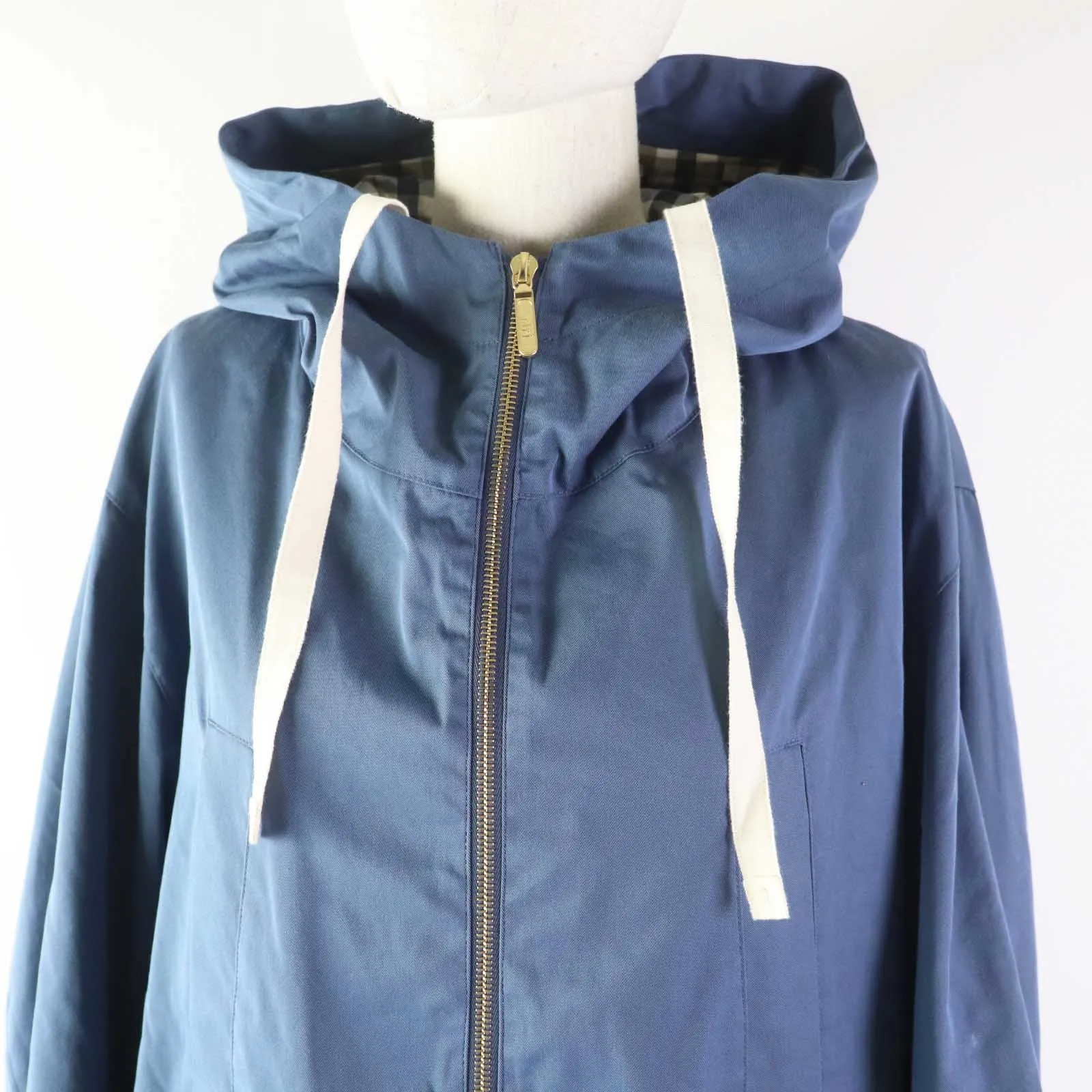 BLAMINK Cotton Nylon Mountain Parka Blue Women