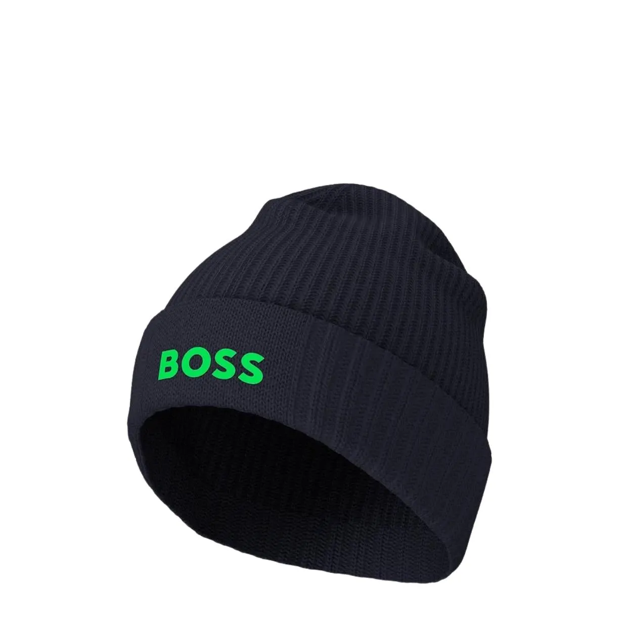 BOSS Navy Logo Asic Beanie