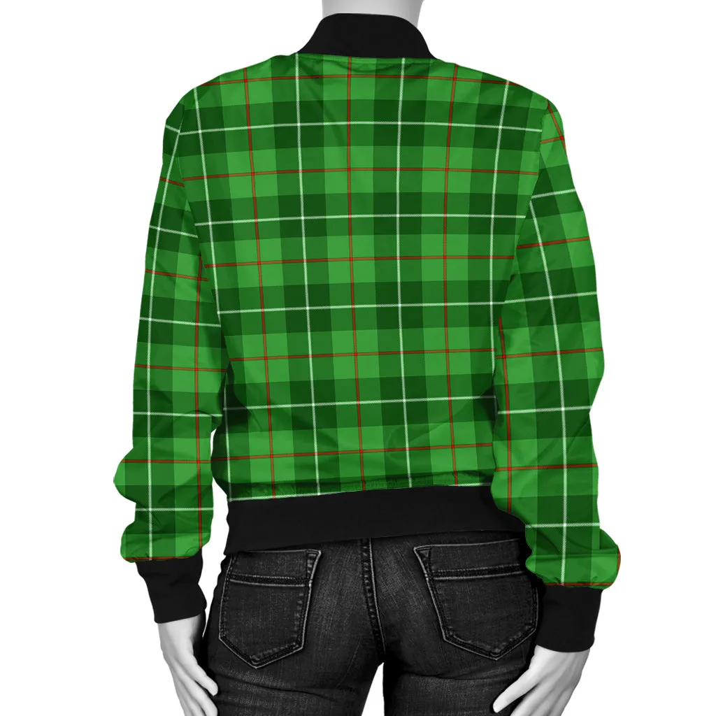 Boyle Tartan Bomber Jacket with Family Crest