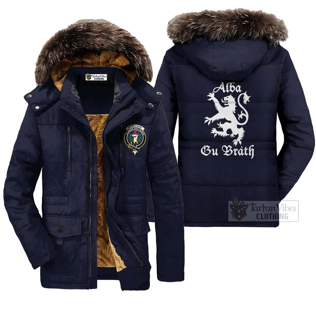 Buchanan Family Crest Parka Jacket Lion Rampant Alba Gu Brath Style