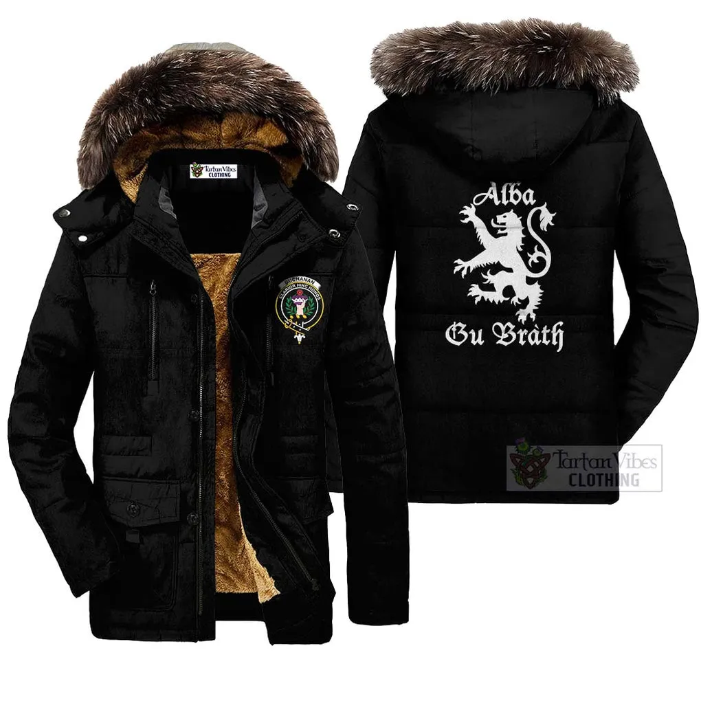 Buchanan Family Crest Parka Jacket Lion Rampant Alba Gu Brath Style