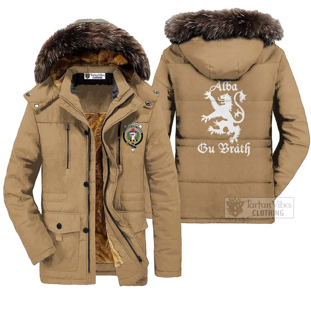 Buchanan Family Crest Parka Jacket Lion Rampant Alba Gu Brath Style