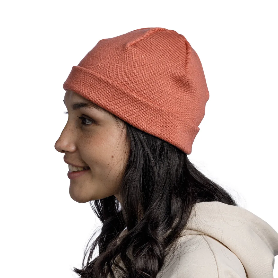 Buff Elro Knit Beanie Crimson