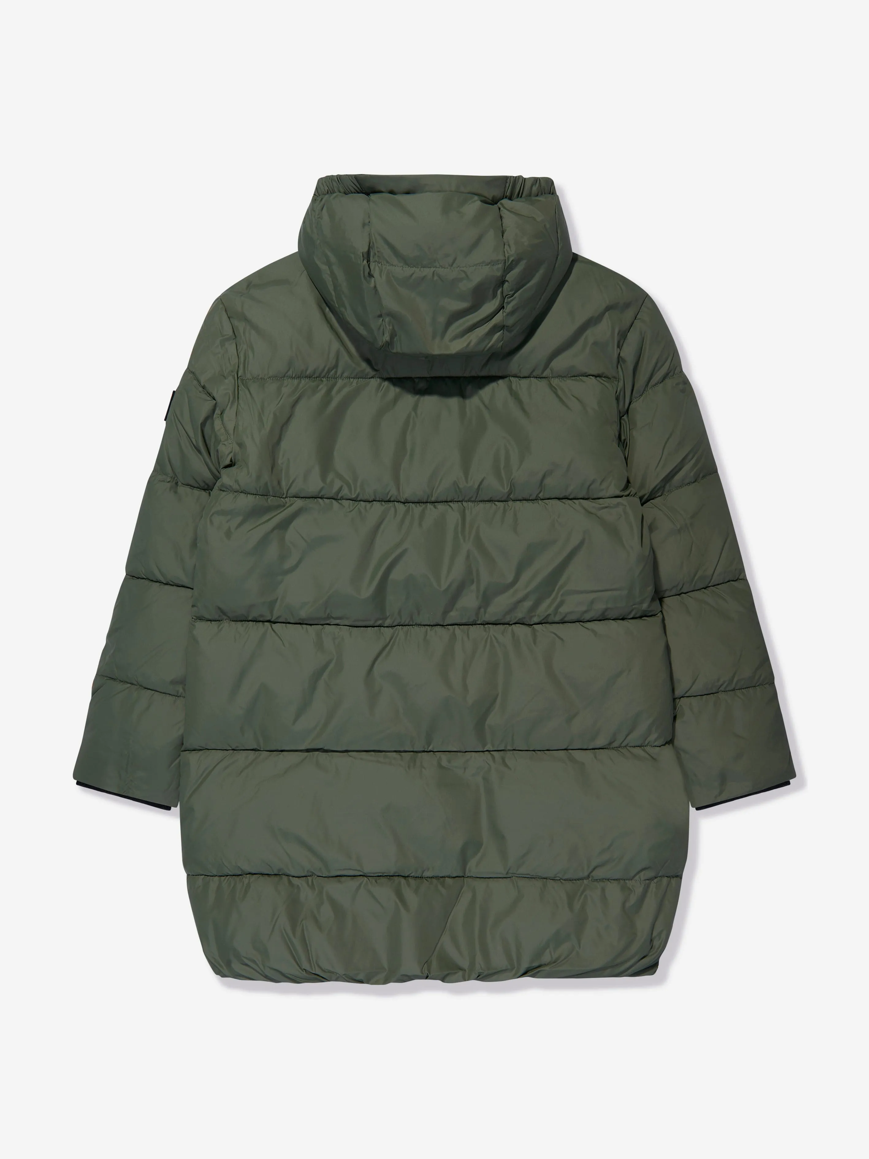 Calvin Klein Boys Essential Parka Puffer in Green