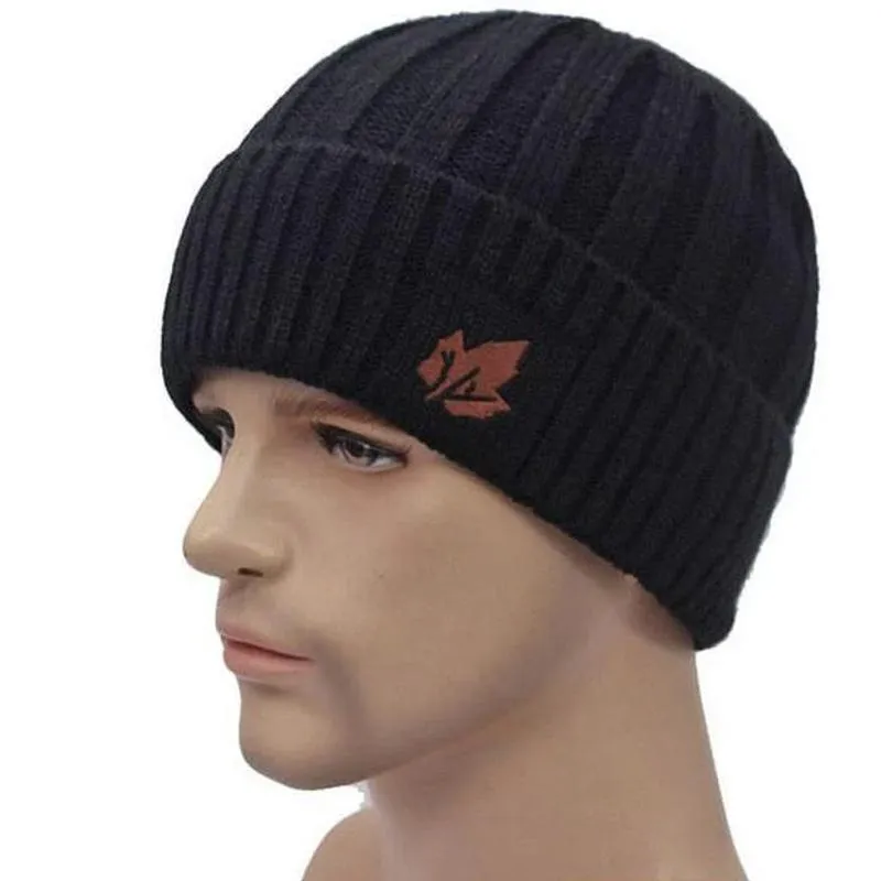 Canada Beanie with Maple Leaf