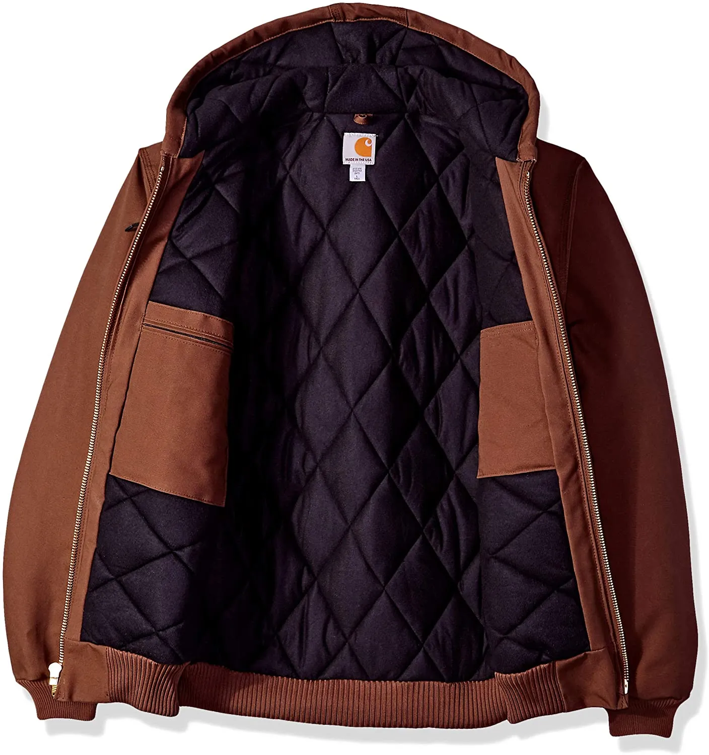 Carhartt Men's Quilted Flannel Lined Duck Active Jacket