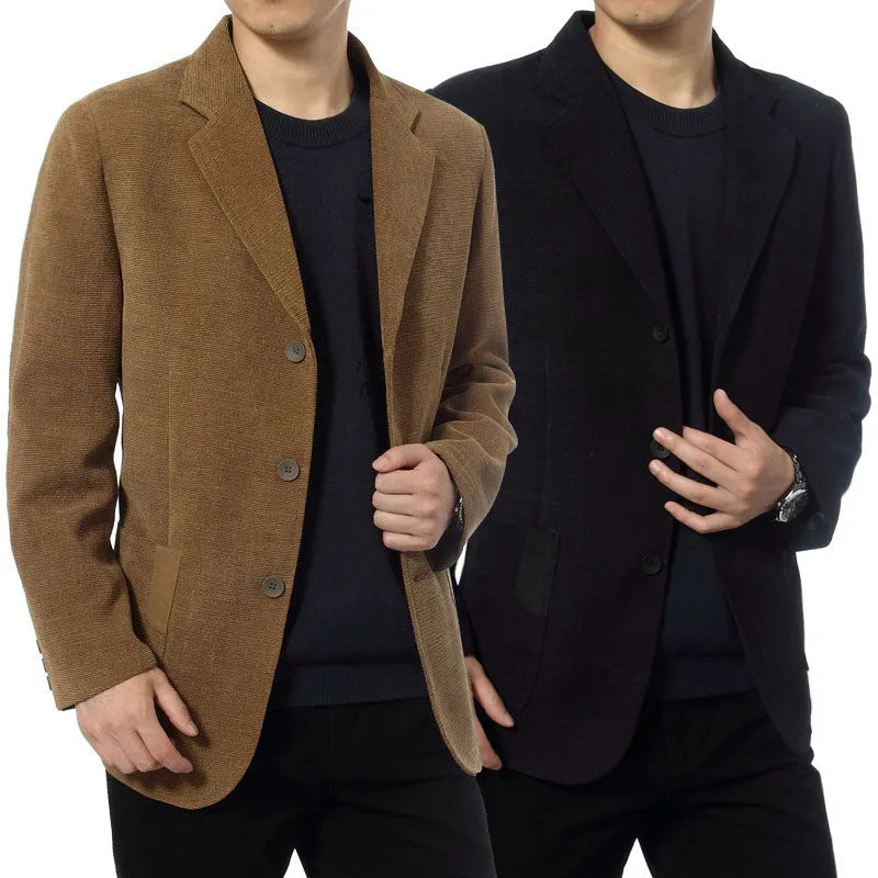 Casual Suit Corduroy Casual Suit Jacket