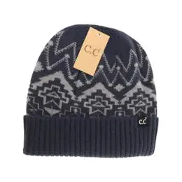 C.C. Beanie Unisex Cuffed Southwestern