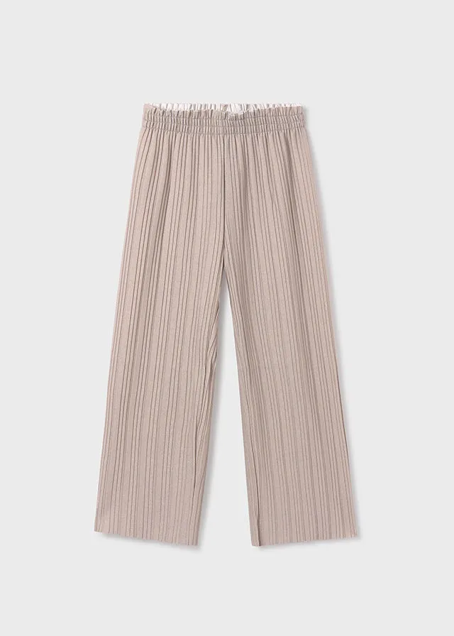 Champagne Pleated Pants - Select Size