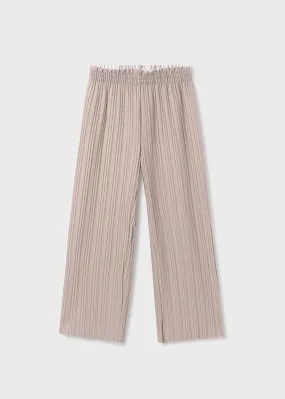 Champagne Pleated Pants - Select Size