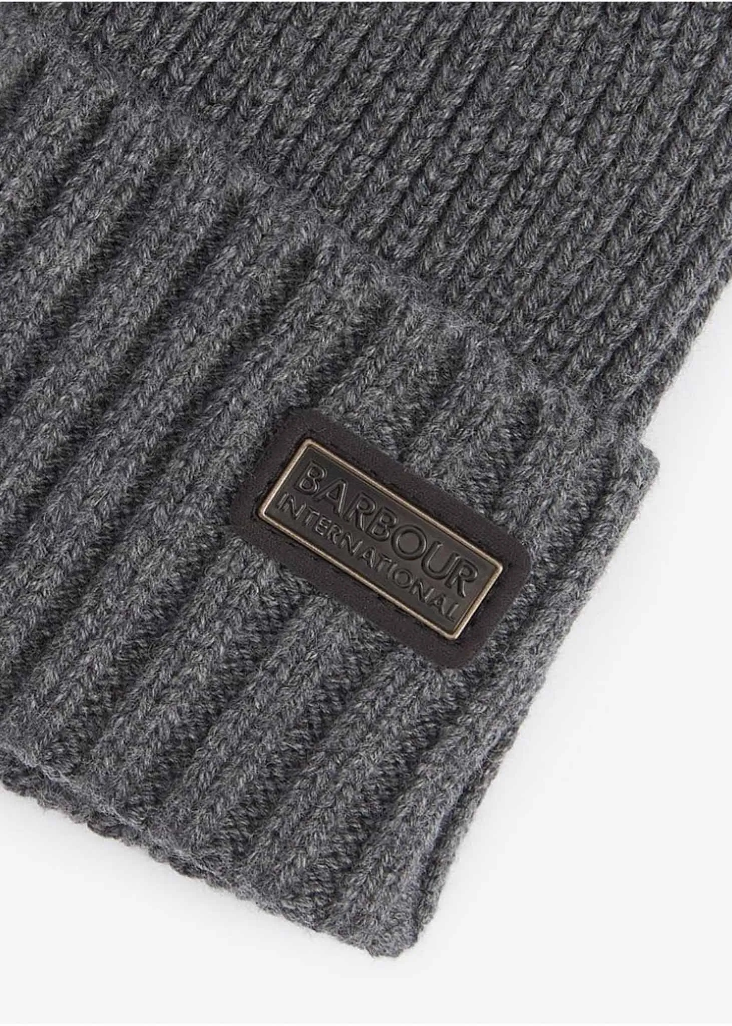 Chester beanie hat - charcoal grey