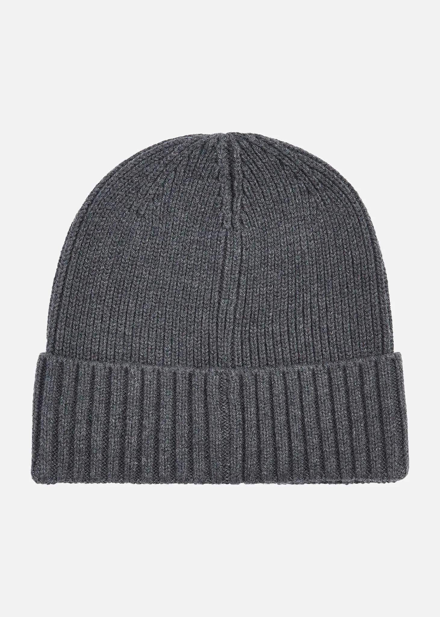 Chester beanie hat - charcoal grey