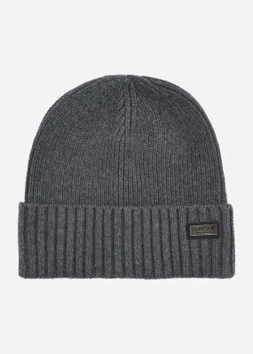 Chester beanie hat - charcoal grey