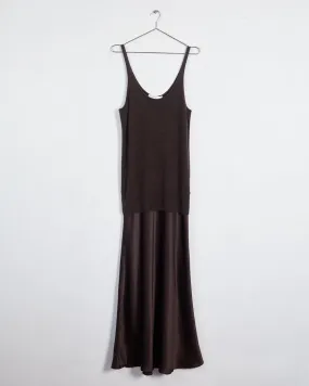 Christopher Esber 'monument cami' dress, chocolate, 12