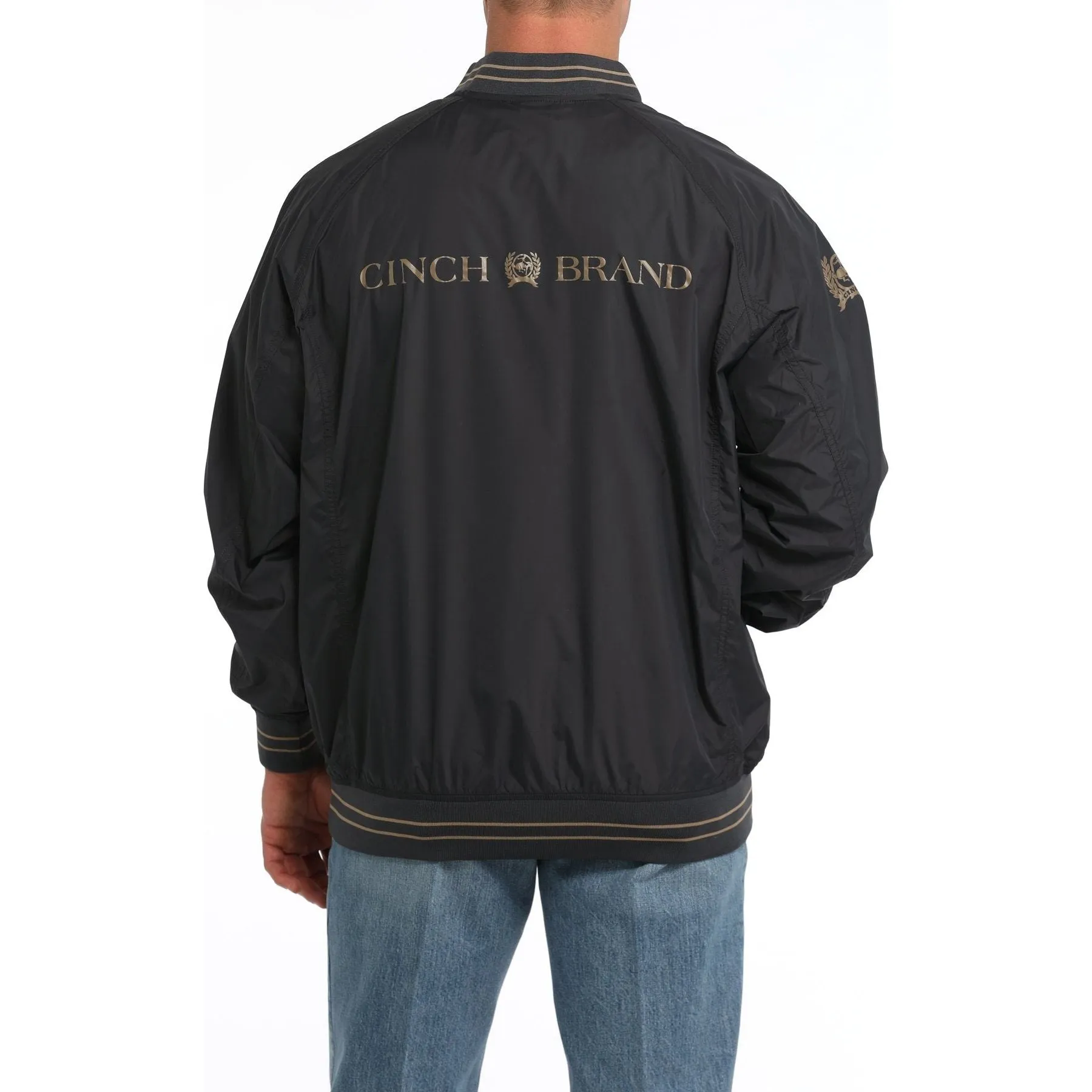 Cinch Men's Vintage Nylon Pullover - Charcoal