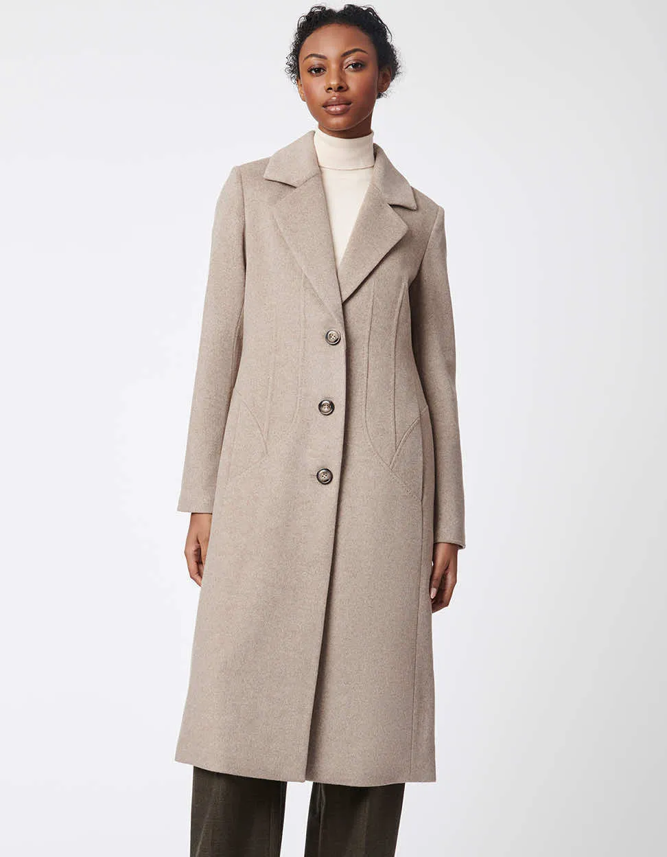 City Chic Long Wool Coat