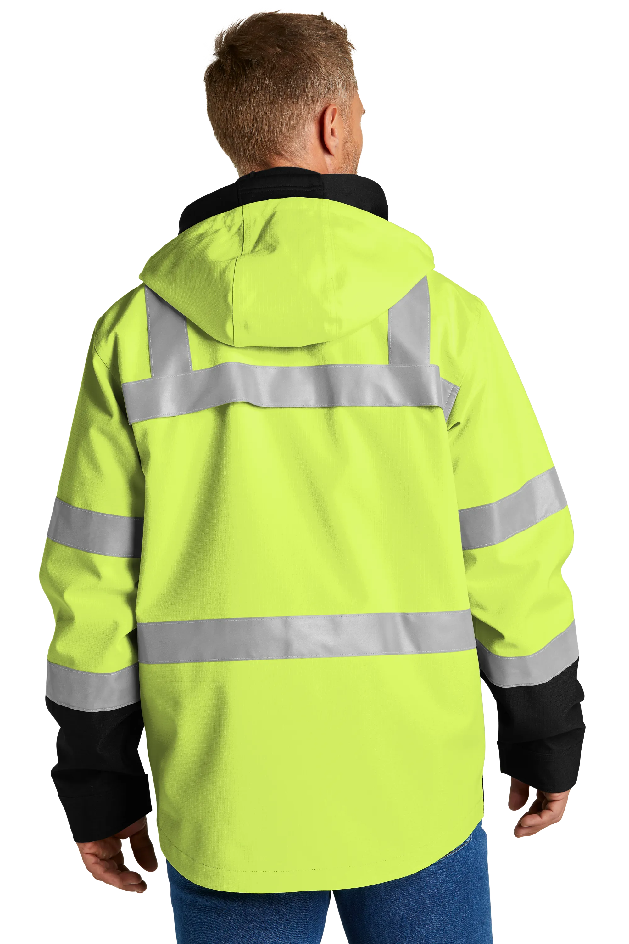 CornerStone® ANSI 107 Class 3 Waterproof Ripstop 3-In-1 Parka - Safety Yellow