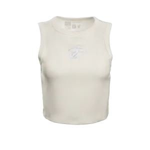 Court Culture Embroidered Logo Ivory Tank